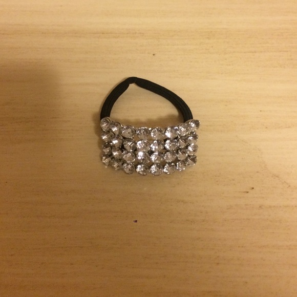 Rhinestone hair tie