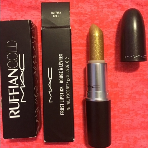 MAC Ruffian Gold Lipstick BNIB