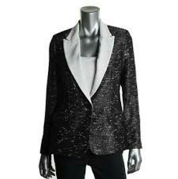Black and White Tweed blazer