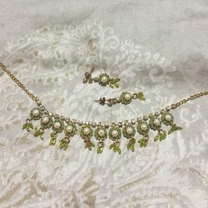 Necklaces and earrings