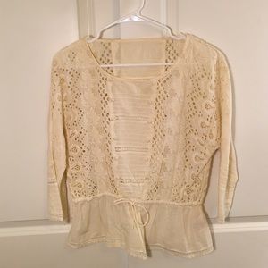 Anthropologie 3/4 Sleeve Top