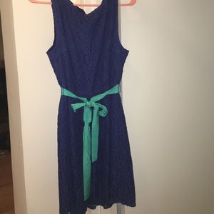Francesca Blue Lace dress NWT