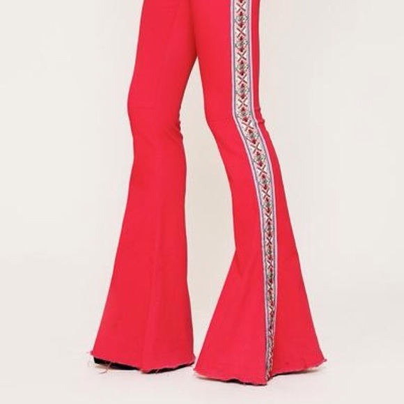 Free people bell bottom pants