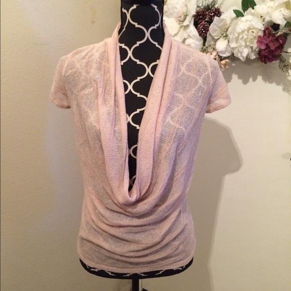 Full Tilt Cap Sleeve Cowl Sweater