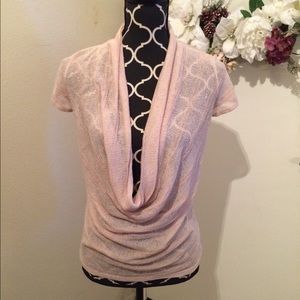 Full Tilt Cap Sleeve Cowl Sweater