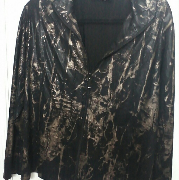 Chico's snakeskin print jacket