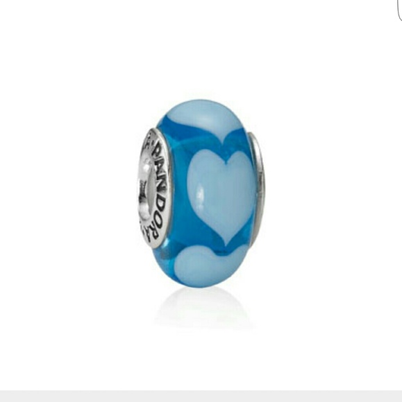 blue heart murano