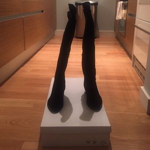 Suede Over the Knee Boots. Never been worn!!