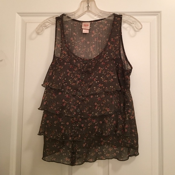 Olive Green Tank Top