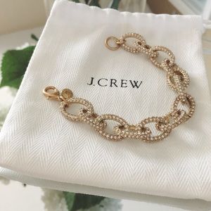 || J Crew Gold Pave Bracelet ||