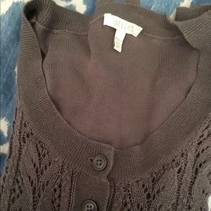 grey knit delias sweater