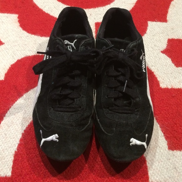 Puma Black Women's Speed Cat Sport Shoes