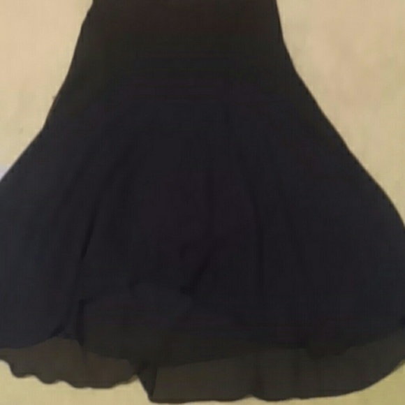 Black shear skirt