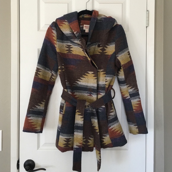 Mossimo Aztec Print Coat
