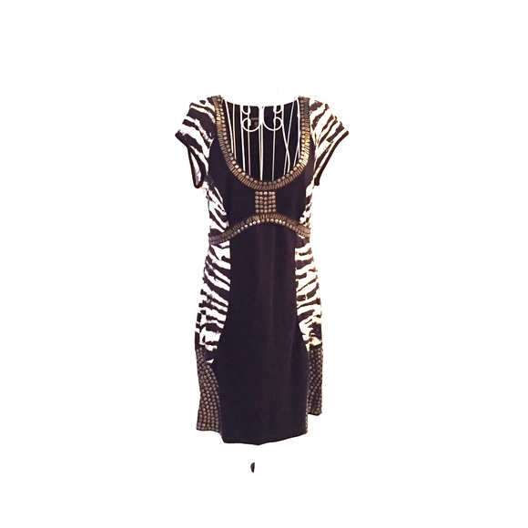 Bebe embellished dress