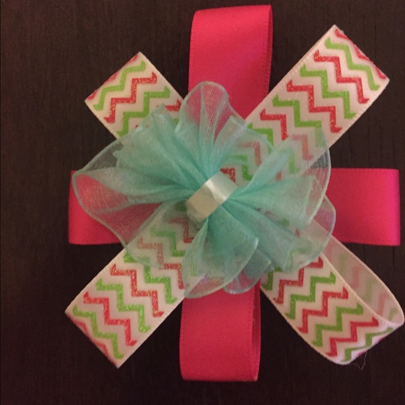 This is a pink bow