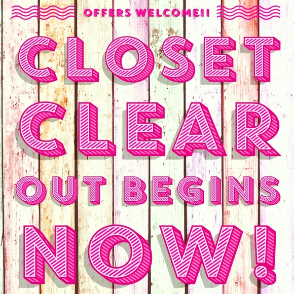 Closet clear out!!!