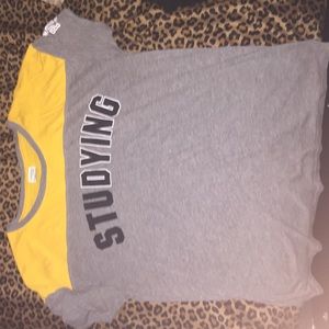 Victoria's Secret PINK "stuDYING" t-shirt