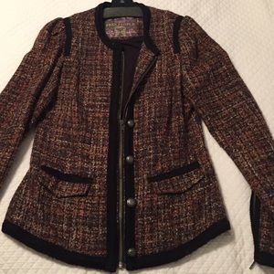 Free people tweed blazer jacket