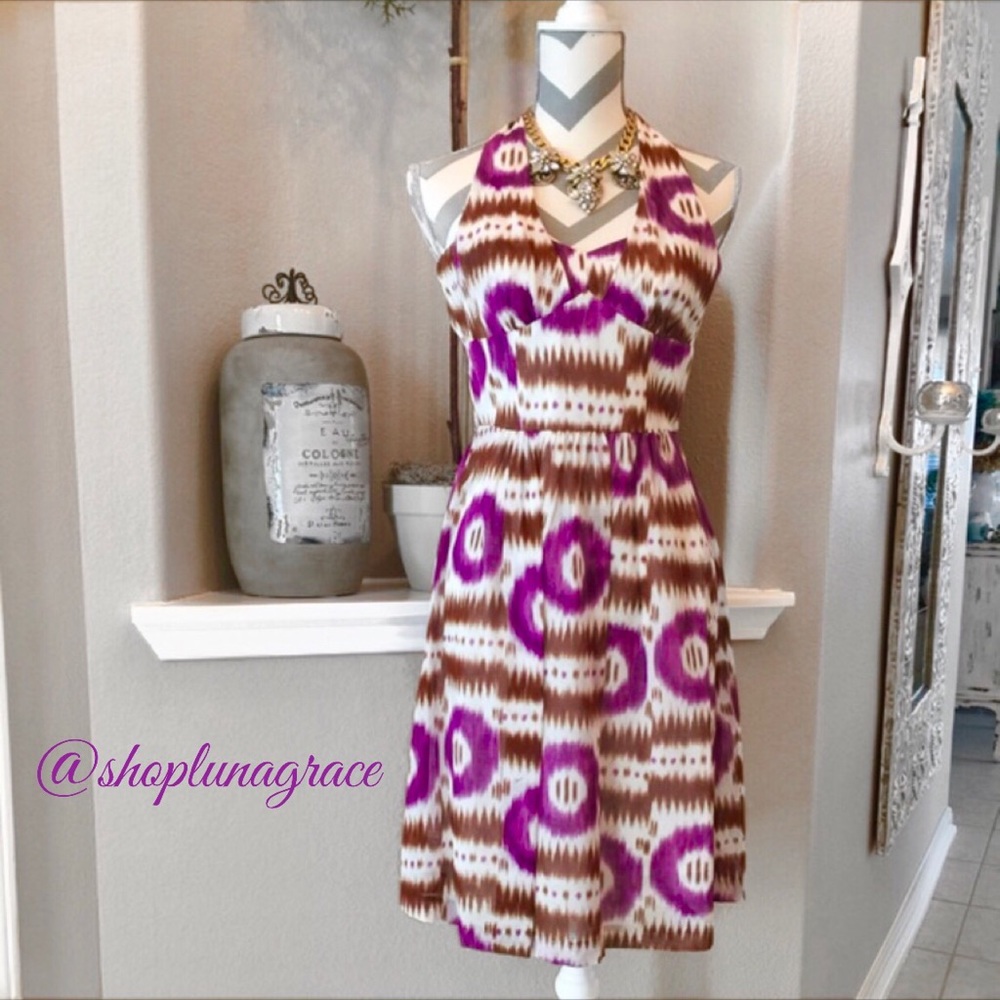 Trina Turk Alejo Halter Dress - Picture 1 of 4