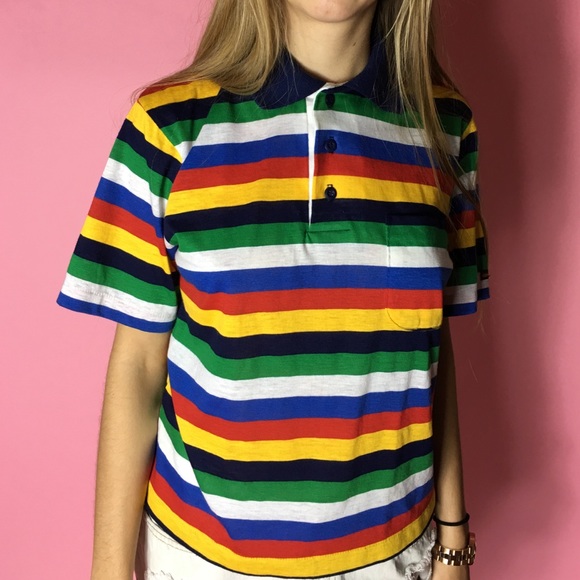 Vintage stripe button up