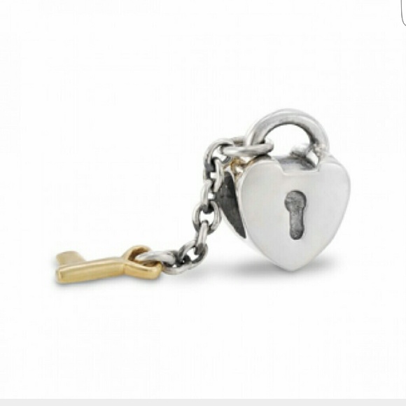 pandora key to my heart charm