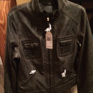 Sophie Max faux leather jacket