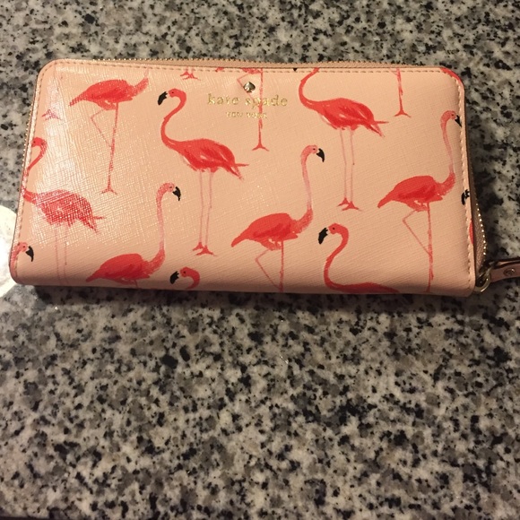 Kate Spade flamingo wallet