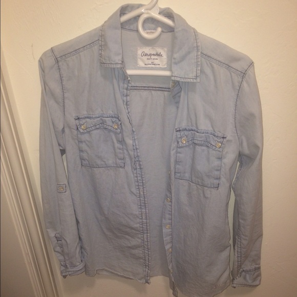 Button up denim long sleeve - Picture 1 of 1