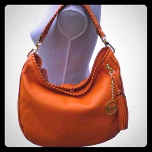 New Orange michael kors bag