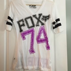 Fox Riders Co TShirt V-Neck