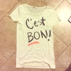 C'est Bon Jcrew Tshirt 1HR SALE