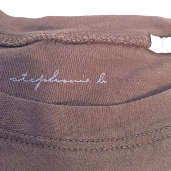 Brown Designer Tee - Picture 2 of 3