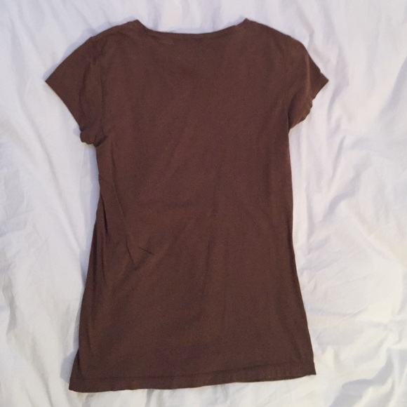 Brown Designer Tee - Picture 3 of 3