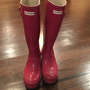 Hunter tall rain boots