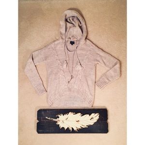Cream Cable Knit Sweater