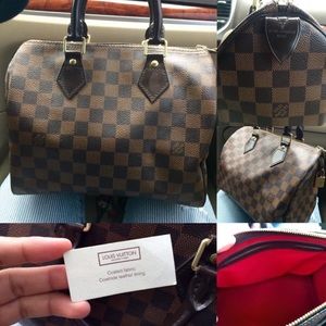 Louis Vuitton hand bag, the Speedy 25