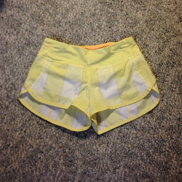 lululemon athletica Pants - Yellow lululemon shorts