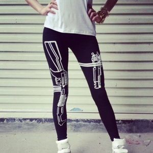Gun workout leggings
