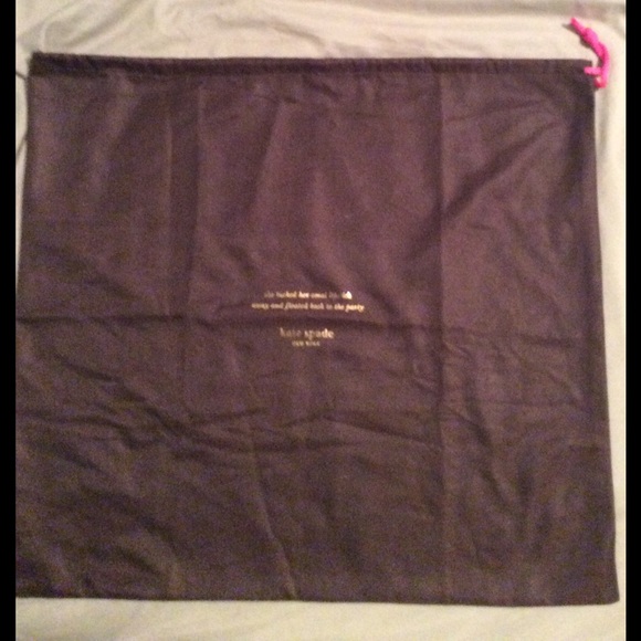 Large Kate Spade Dust Bag
