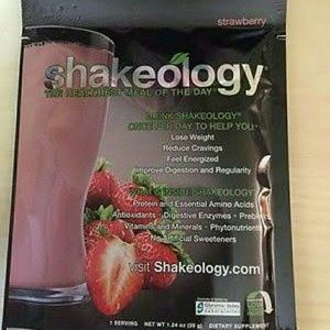 3 packets of Shakeology.