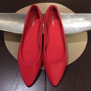 Red Flats sz 9