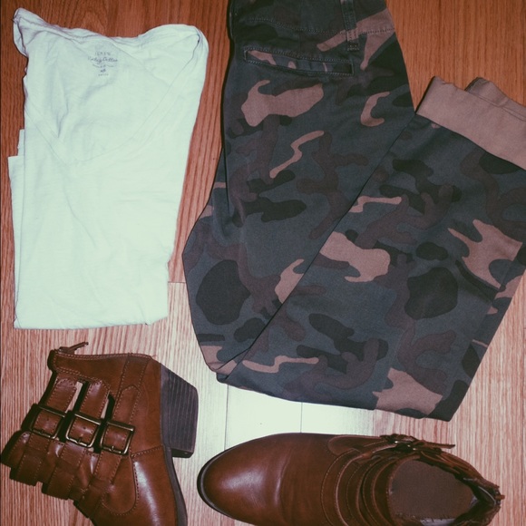Madewell Camo Ankle jeans