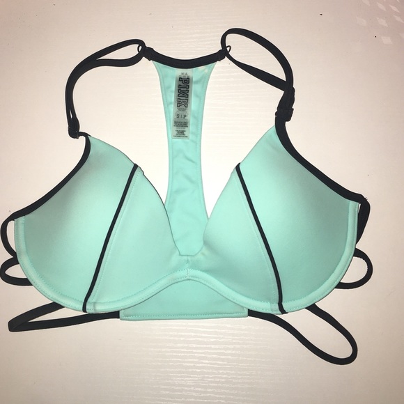 Pink Victoria's Secret razorback bikini top