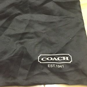 Large authentic coach dust bag