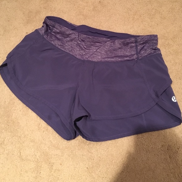 Purple lulu shorts