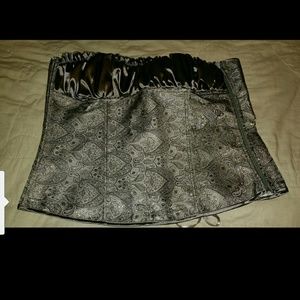 Silver corset