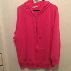 Plus size zip up sweatshirt