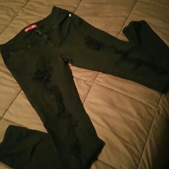 Destroyed Denim Jeans - Picture 1 of 2