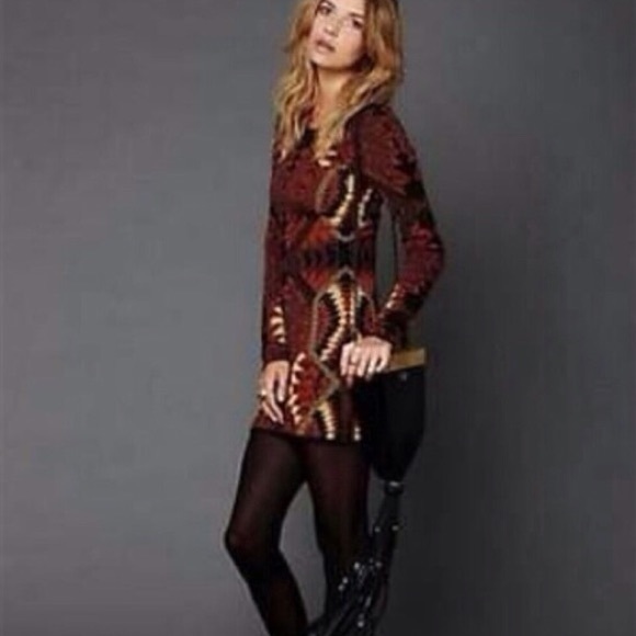 Free People Huntress Of Man Dress 🌻 NWOT - Picture 3 of 6
